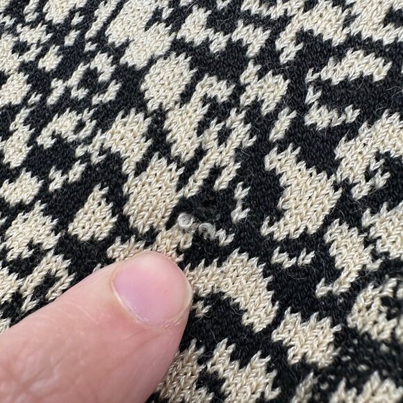 Vintage St John Collection Santana Knit Jacket Snakeskin Print Blazer Size 6 USA - Picture 11 of 12